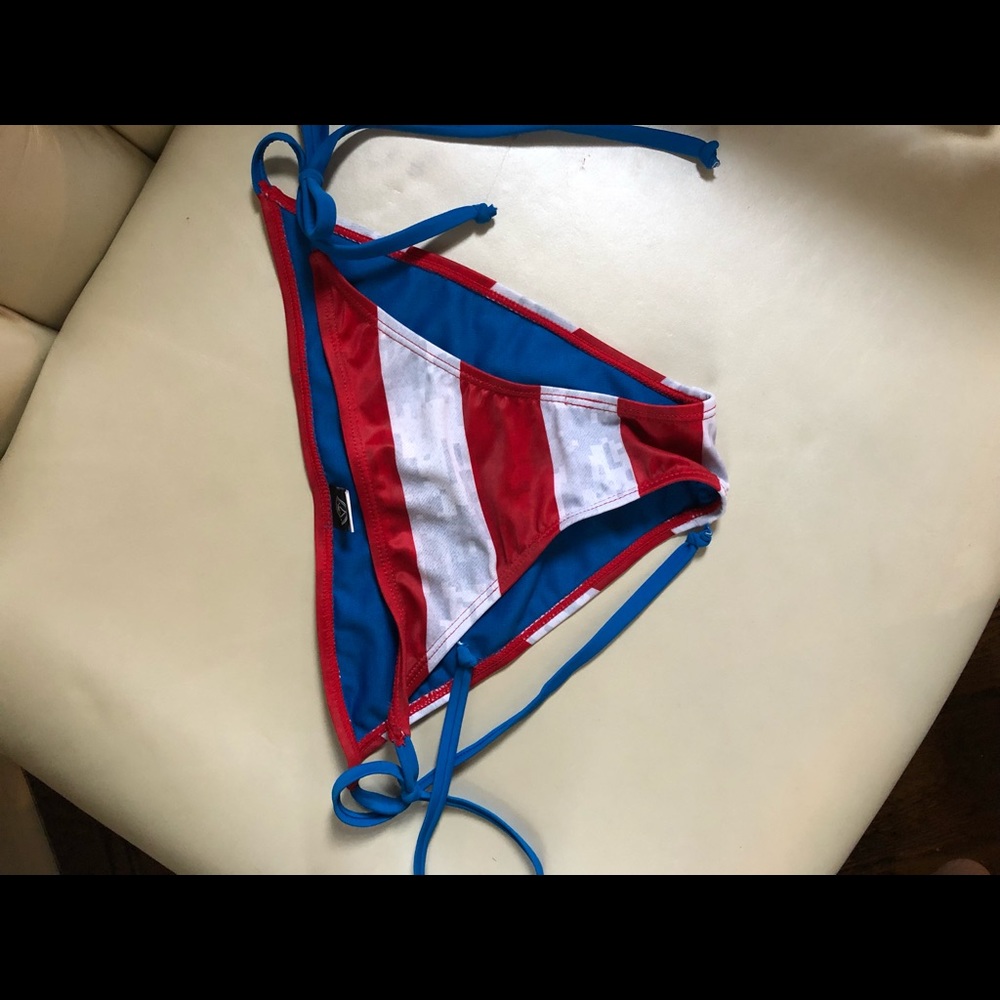 Pelagic digital flag bikini bottom xs